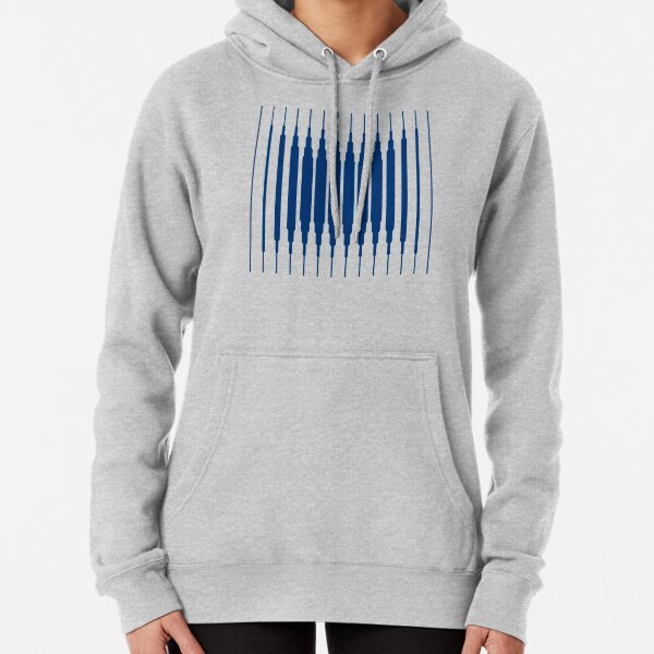SQUARE LINE (BLUE) Sudadera con capucha