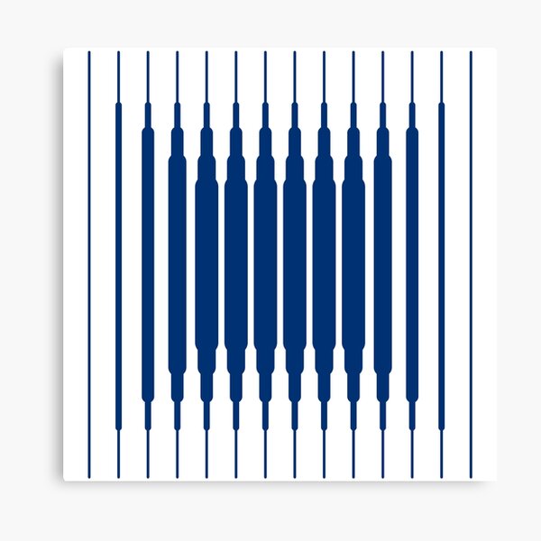 SQUARE LINE (BLUE) Lienzo