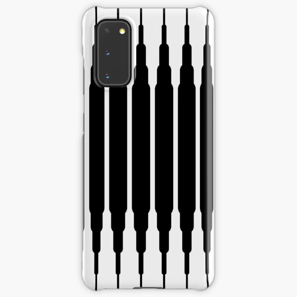 Square Lines (BLACK) Funda rígida para Samsung Galaxy