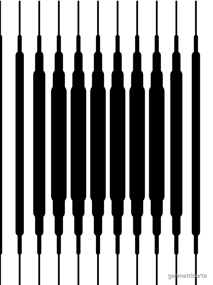 Square Lines (BLACK) de geometricarte