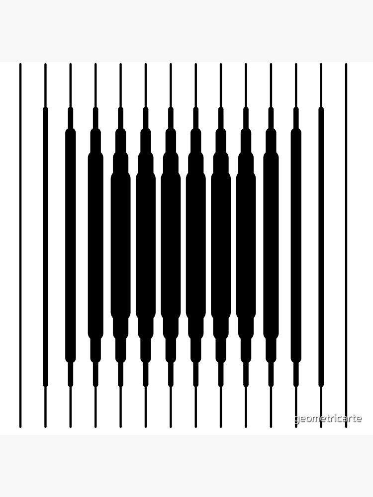 Square Lines (BLACK) de geometricarte