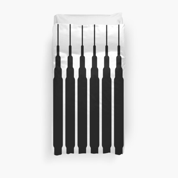 Square Lines (BLACK) Funda nórdica