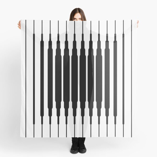 Square Lines (BLACK) Pañuelo