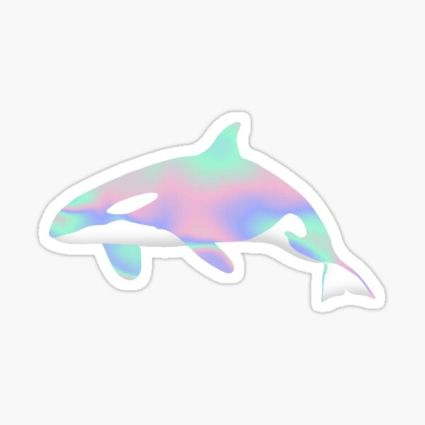 Item preview, Holographic Orca Whale designed and sold by hrubiks.