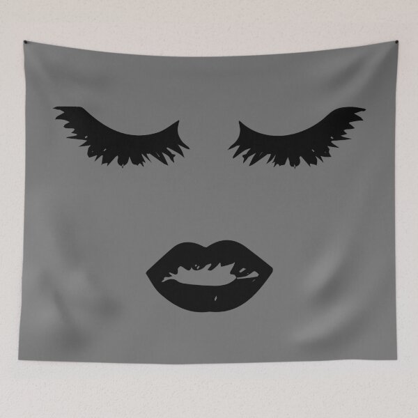 Item preview, Edgy Black Make-Up Eyelashes and Lips designed and sold by cbrink.