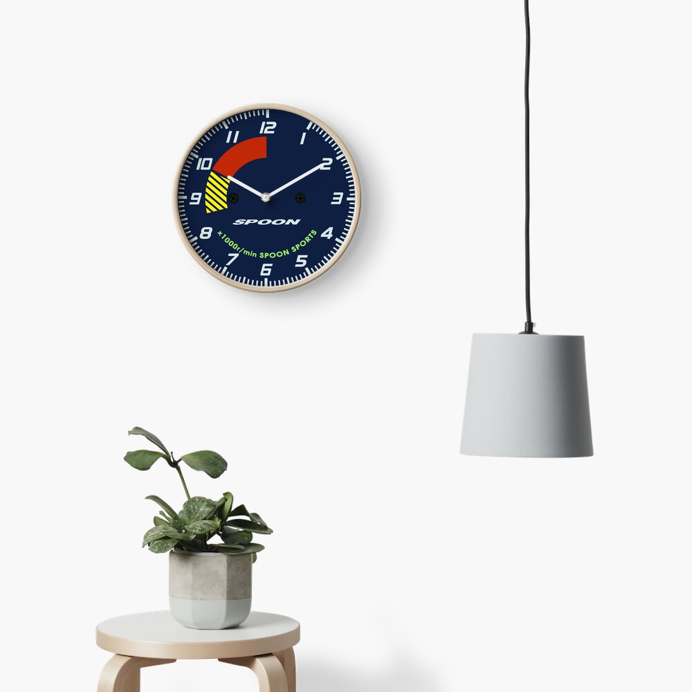 Spoon Tachometer Clock Clock