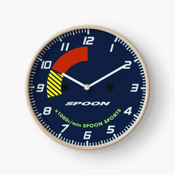 Spoon Tachometer Clock Clock