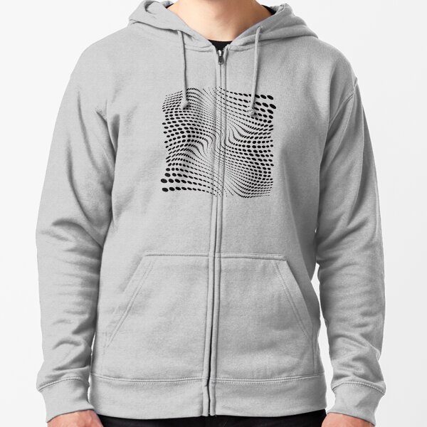 THE RIVER (BLACK) Sudadera con capucha y cremallera