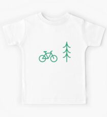 Reason: Bicycle and tree Kids Tee