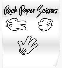 Rock Paper Scissors Poster