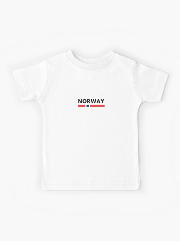 Kids White T Shirt -  Norway