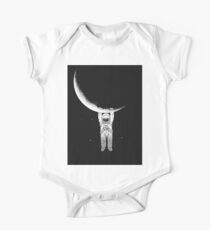 Body de manga corta para bebé Hombre Luna