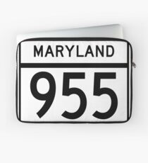 Maryland Route MD 955 | United States Highway Shield Sign Sticker Laptop Sleeve