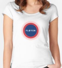 Fløyen Bergen Women's Fitted Scoop T-Shirt
