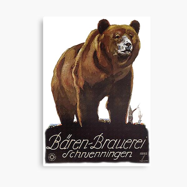1926 Vintage ANIMALS /"GRIZZLY BEAR/" GORGEOUS COLOR Art Print Lithograph