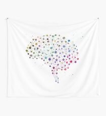 Human brain Wall Tapestry