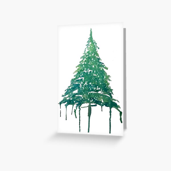 Weeping Tree by Sarah Pickering Greeting Card