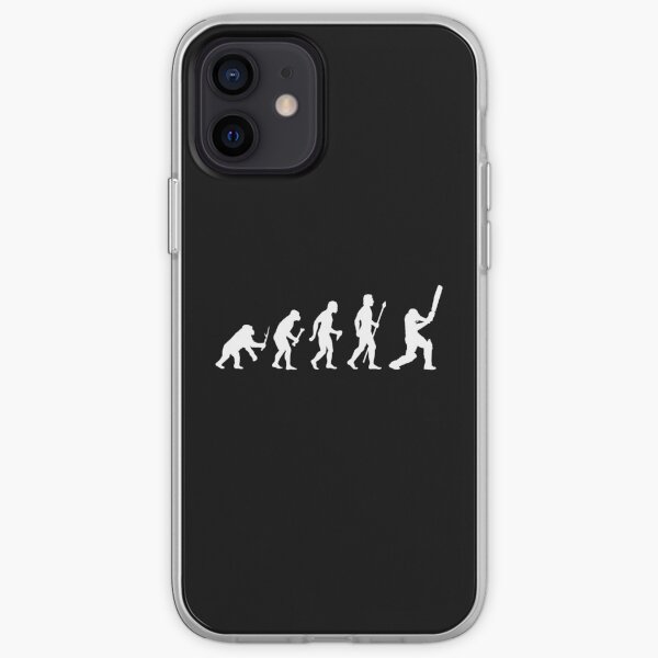Cricket Evolution Of Man iPhone Soft Case