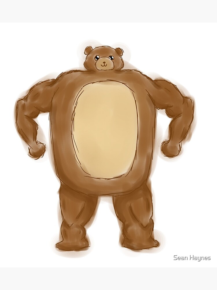 buff stuffed bear