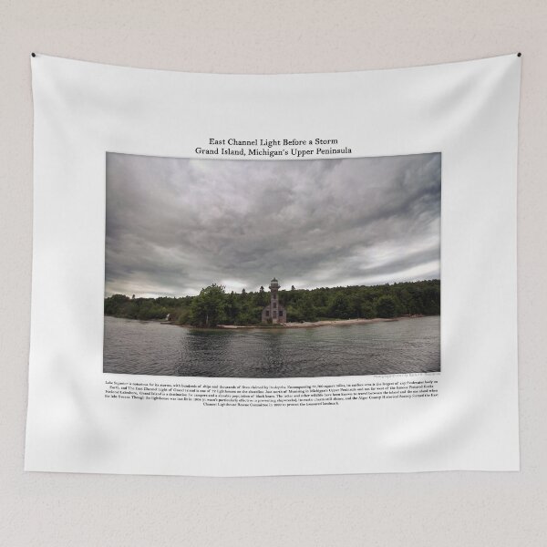 Item preview, East Channel Light Before a Storm designed and sold by R. R. Branstrom.