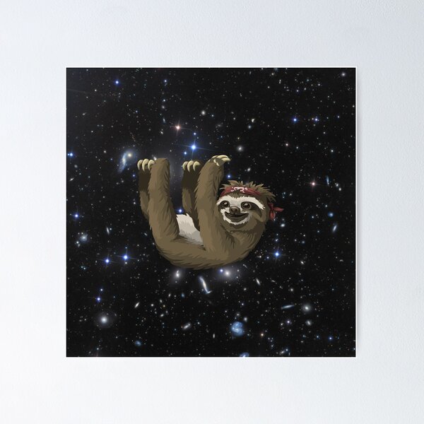 Item preview, Space Sloth designed and sold by JStuartArt.