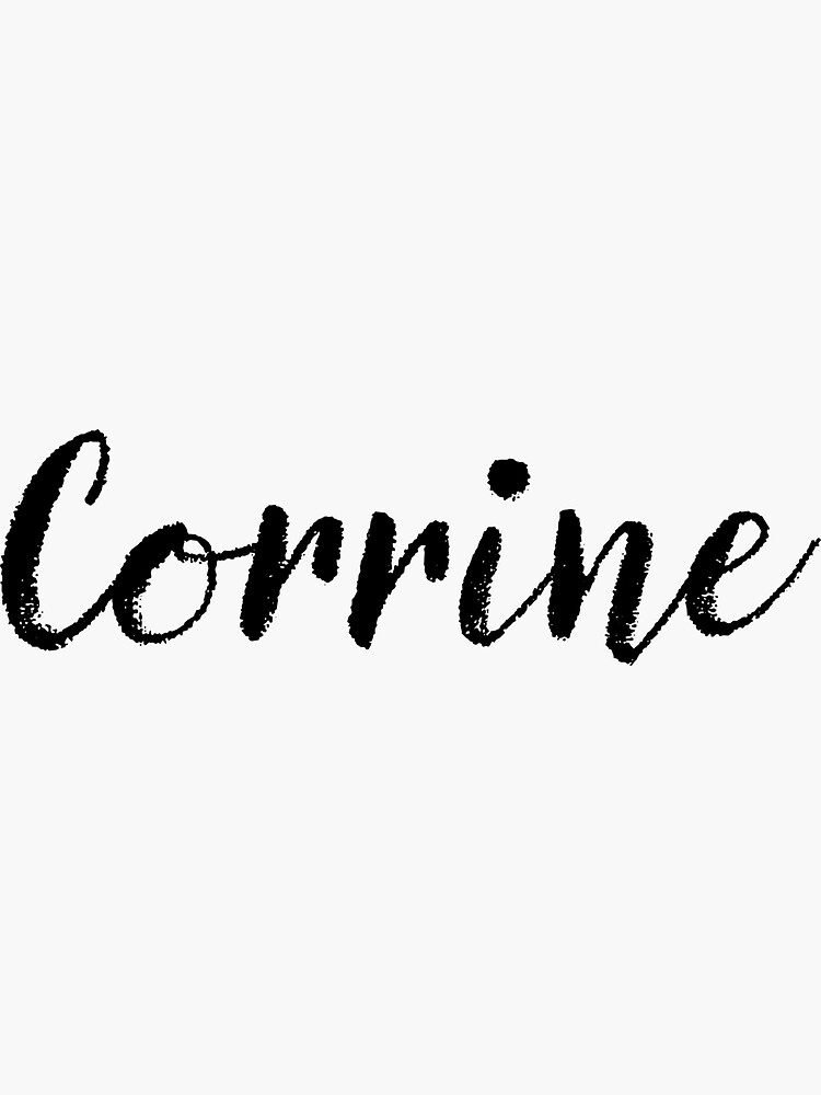 "Corrine Girl Names For Wives Daughters Stickers Tees" Sticker by