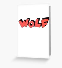 wolf Greeting Card
