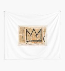 Basquiat Crown Wall Tapestry