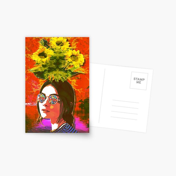 Item preview, The Girl with Kaleidoscope Eyes designed and sold by Lizerd Wizerd.