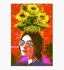 The Girl with Kaleidoscope Eyes Photographic Print