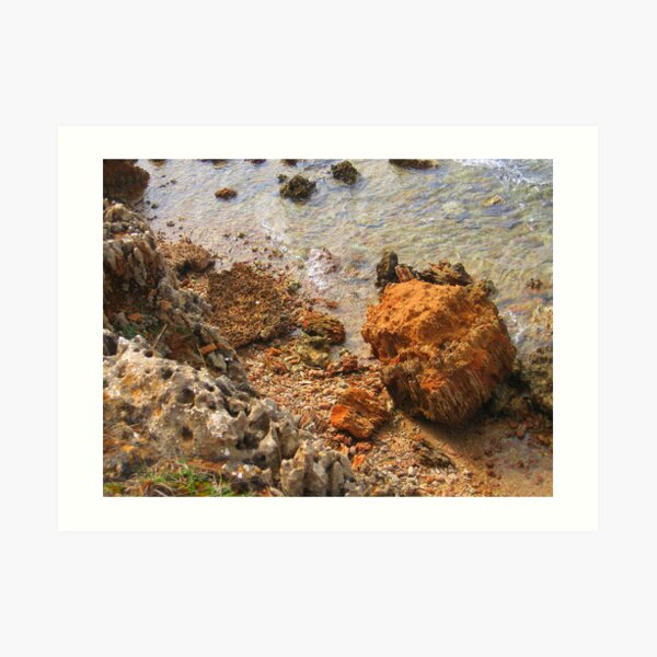 ROCKS AND STONES Art Print