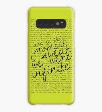 We Were Infinite - Quotes - Green Case/Skin for Samsung Galaxy