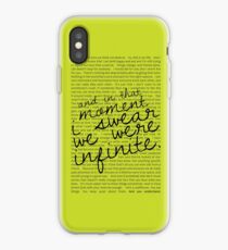 We Were Infinite - Quotes - Green iPhone Case