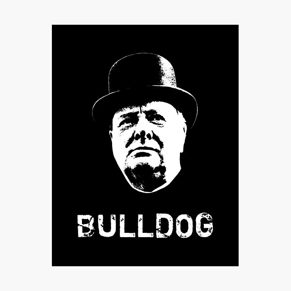 Artikel-Vorschau von Bulldogge - Winston Churchill, designt und verkauft von warishellstore.
