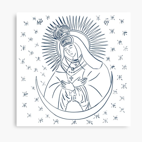 Theotokos Metal Print
