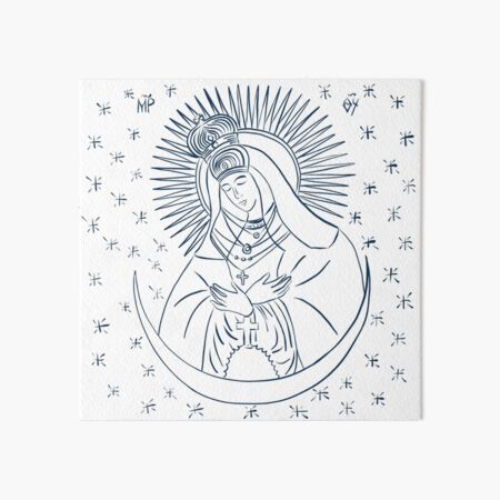 Theotokos Art Board Print
