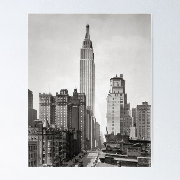 Item preview, Empire State & Midtown Manhattan, 1931. Vintage Photo designed and sold by historyphoto.