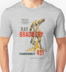 Fahrenheit 451 Ray Bradbury First Edition Book Cover Unisex T-Shirt