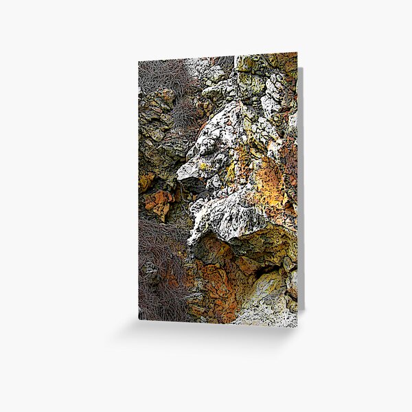 WITCH OF THE ISLAND (yellow) Greeting Card