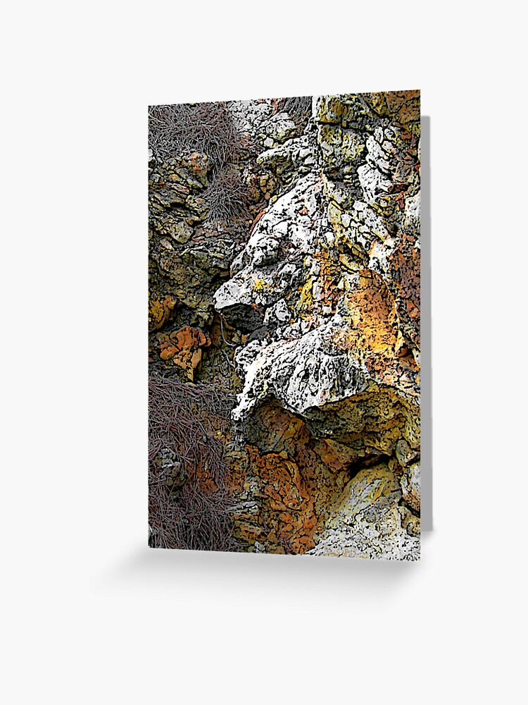 Thumbnail 1 of 2, Greeting Card, WITCH OF THE ISLAND (yellow) designed and sold by TatianaMichaela.