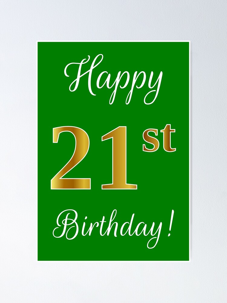 Số 21 luôn là một con số đặc biệt và nổi bật. Trong ngày sinh nhật 21 tuổi, chúng tôi dành tặng cho bạn một bức ảnh với phông màu vàng giả rực rỡ để chúc mừng. Hãy cùng chúng tôi cảm nhận niềm vui của ngày trọng đại này!