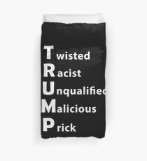 Anti Trump Politics Duvet Cover