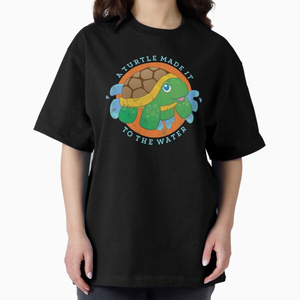 Vista previa del artículo con la obra «¡Una tortuga llegó al agua!», diseñado y vendido por murmur101.