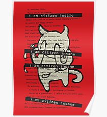 Radiohead - Citizen Insane Poster