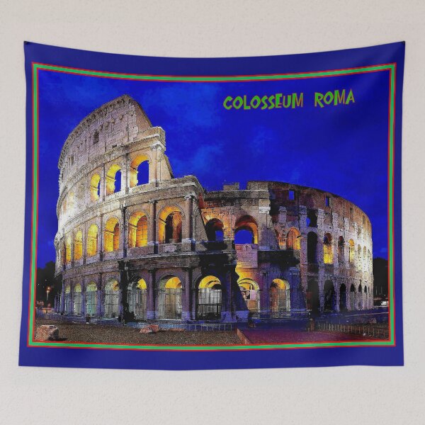 Item preview, COLOSSEUM ROMA : Vintage World Heritage Print designed and sold by posterbobs.