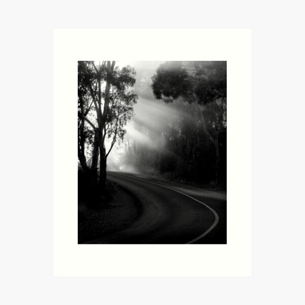 A Bend in the Road Art Print