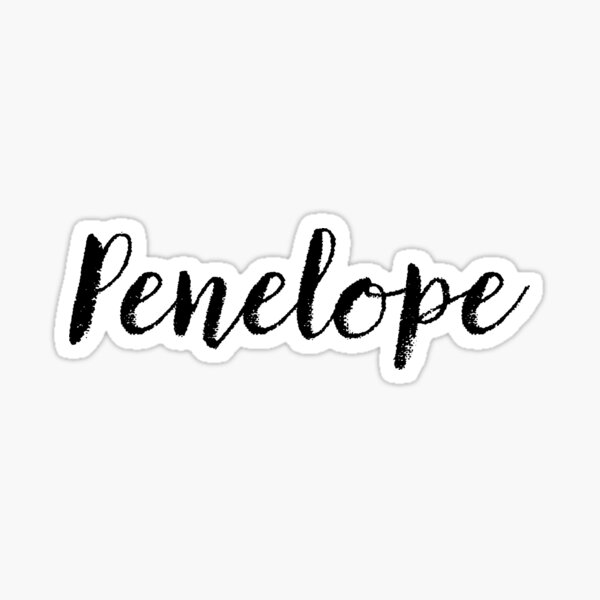 penelope-name-stickers-tees-birthday-sticker-for-sale-by-klonetx