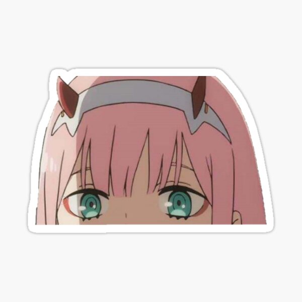 Pin On Anime Zero Two Sticker By Cookiestyle Anime Stickers Cute