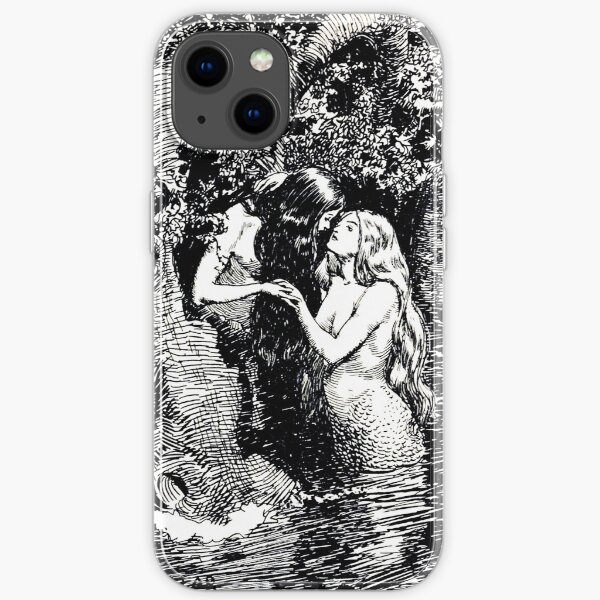 The Nymph and the Dryad | Lesbian Art iPhone Soft Case
