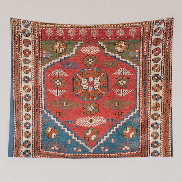Item preview, Kozak Antique Turkish Bergama Rug designed and sold by Vicky Brago-Mitchell®.